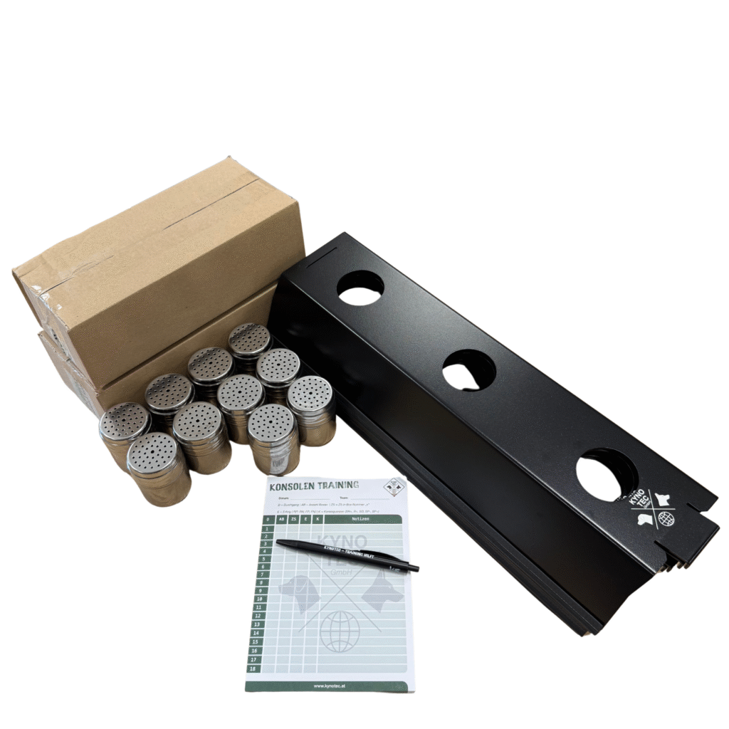 Lineup Trainings-Bundle – alles für dein erfolgreiches Spürhundetraining Mit unserem exklusiven Lineup-Bundle bekommst du alles, was du für professionelles und strukturiertes Training brauchst – kompakt in einem Paket.