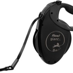 Dieses extrem robuste Rollleinen-Modell ist der ideale Begleiter für große und besonders temperamentvolle Hunde, die viel Bewegungsfreiheit brauchen. Mit satten 8 Metern Gurtlänge bietet die Hundeleine Black Edition Ihrem Vierbeiner maximalen Freilauf, während Sie stets die volle Kontrolle behalten.