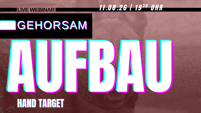 Professionelle Hundetraining Live-Webinare: Expertenwissen für dich und deinen Hund Möchtest du dein Training auf das nächste Level heben, die Bindung zu deinem Hund stärken oder suchst du nach spezialisiertem Fachwissen im Bereich der Spürhunde- und Gehorsamsarbeit? Unsere Live-Webinare bieten dir die perfekte Kombination aus fundierter Theorie und praxisnahen Trainingsansätzen – bequem von zu Hause aus. Wir begleiten dich Schritt für Schritt durch moderne Ausbildungsmethoden, die auf positiver Verstärkung und wissenschaftlichen Grundlagen basieren.